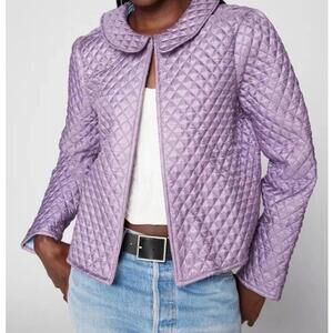 Urban Outfitters Kimchi Blue Trinity Satin Quilted Jackete Size S - NWT